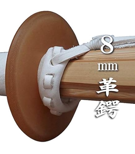 Amazon | 剣道 鍔 高級 三筋縫合せ鍔(39用) | KENDO IPPON | 竹刀